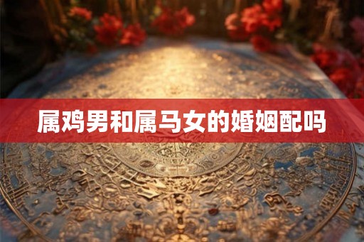 属鸡男和属马女的婚姻配吗