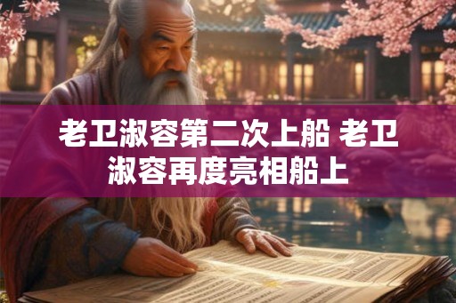 老卫淑容第二次上船 老卫淑容再度亮相船上