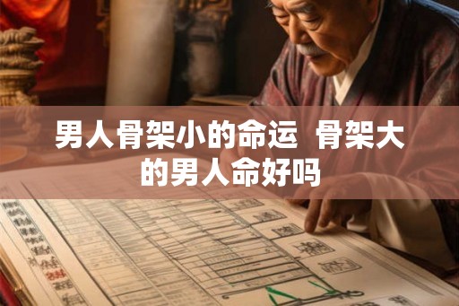 男人骨架小的命运  骨架大的男人命好吗