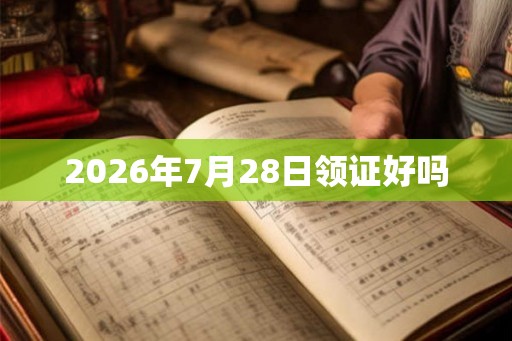 2026年7月28日领证好吗
