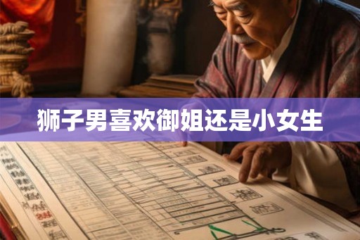 狮子男喜欢御姐还是小女生