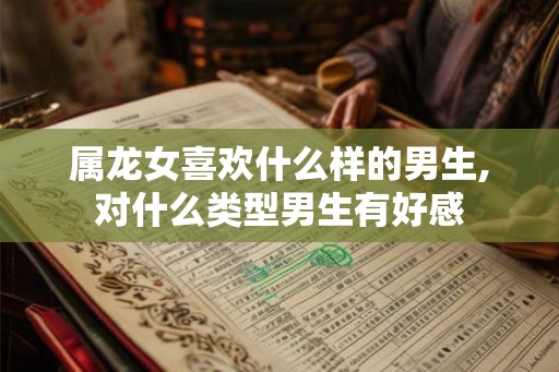 属龙女喜欢什么样的男生,对什么类型男生有好感 属龙女喜欢什么样的男生,对什么类型男生有好感