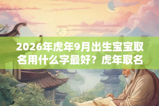2026年虎年9月出生宝宝取名用什么字最好?虎年取名用字推荐 2026年虎年9月出生宝宝取名用什么字最好?虎年取名用字推荐
