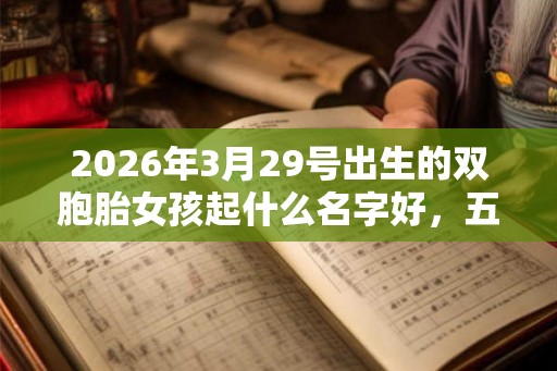 2026年3月29号出生的双胞胎女孩起什么名字好,五行属什么? 2026年3月29号出生的双胞胎女孩起什么名字好,五行属什么?