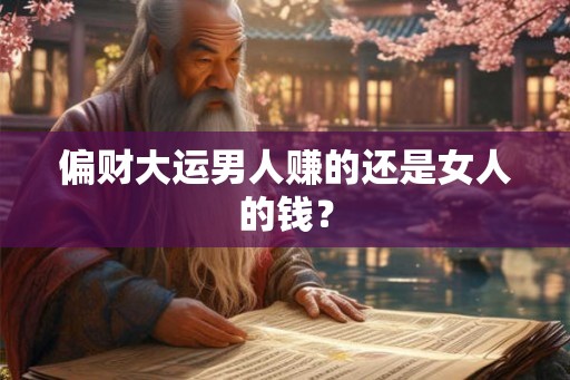 偏财大运男人赚的还是女人的钱？