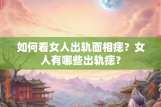 如何看女人出轨面相痣？女人有哪些出轨痣？