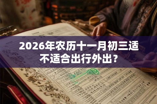 2026年农历十一月初三适不适合出行外出？