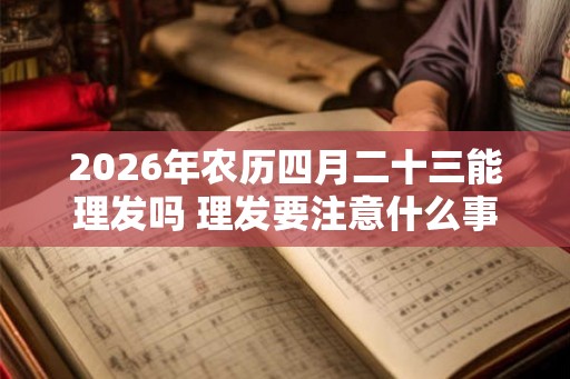 2026年农历四月二十三能理发吗 理发要注意什么事项