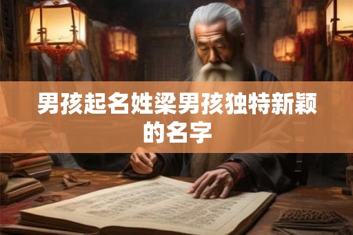 男孩起名姓梁男孩独特新颖的名字