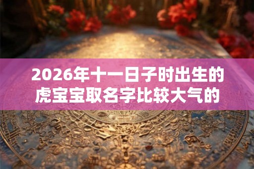2026年十一日子时出生的虎宝宝取名字比较大气的 2026年十一日子时出生的虎宝宝取名字比较大气的