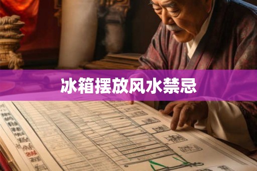 冰箱摆放风水禁忌