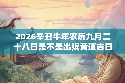 2026辛丑牛年农历九月二十八日是不是出殡黄道吉日？