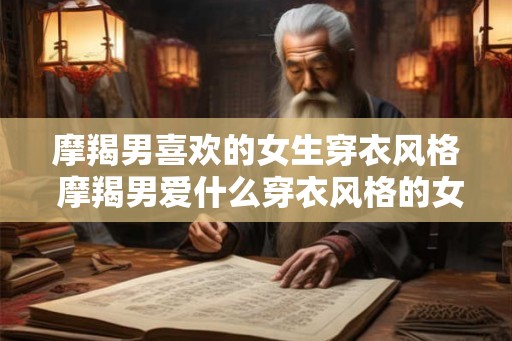 摩羯男喜欢的女生穿衣风格 摩羯男爱什么穿衣风格的女生