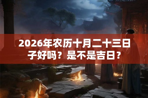 2026年农历十月二十三日子好吗?是不是吉日? 2026年农历十月二十三日子好吗?是不是吉日?