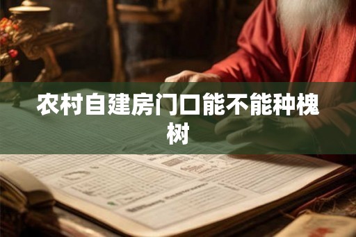 农村自建房门口能不能种槐树