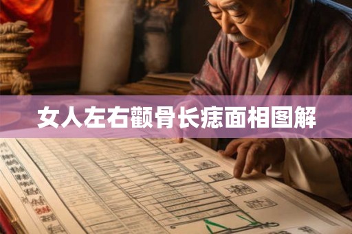 女人左右颧骨长痣面相图解 女人左右颧骨长痣面相图解