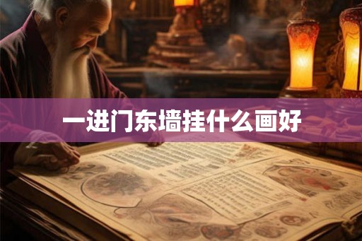 一进门东墙挂什么画好