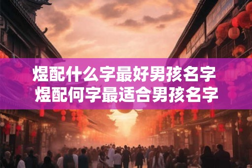 煜配什么字最好男孩名字 煜配何字最适合男孩名字 煜配什么字最好男孩名字 煜配何字最适合男孩名字