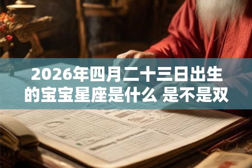 2026年四月二十三日出生的宝宝星座是什么 是不是双子座 2026年四月二十三日出生的宝宝星座是什么 是不是双子座