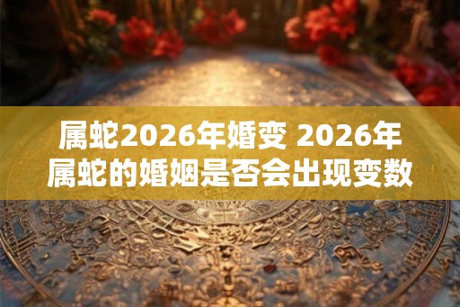 属蛇2026年婚变 2026年属蛇的婚姻是否会出现变数 属蛇2026年婚变 2026年属蛇的婚姻是否会出现变数