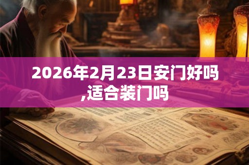2026年2月23日安门好吗,适合装门吗