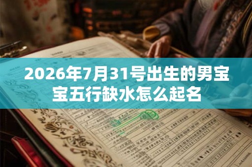 2026年7月31号出生的男宝宝五行缺水怎么起名