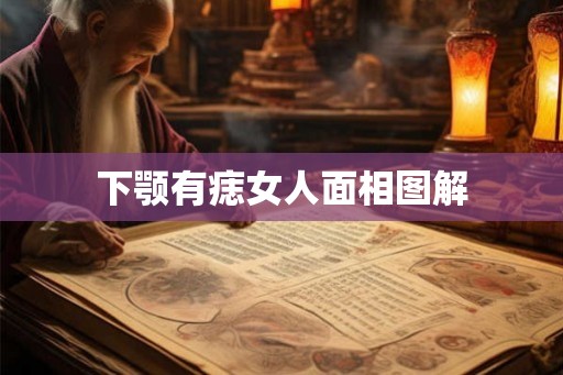 下颚有痣女人面相图解