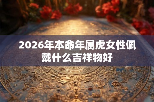2026年本命年属虎女性佩戴什么吉祥物好