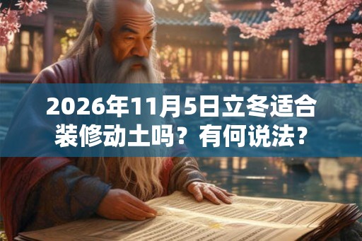 2026年11月5日立冬适合装修动土吗？有何说法？