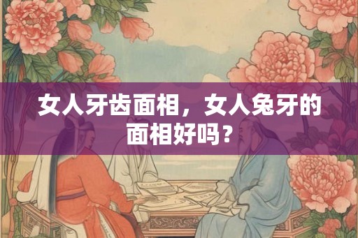 女人牙齿面相，女人兔牙的面相好吗？