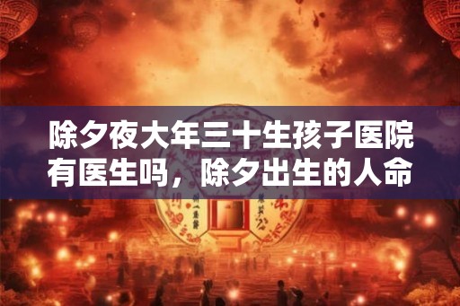 除夕夜大年三十生孩子医院有医生吗，除夕出生的人命运