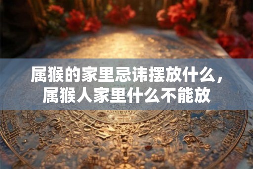 属猴的家里忌讳摆放什么，属猴人家里什么不能放