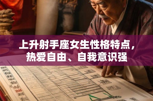 上升射手座女生性格特点，热爱自由、自我意识强