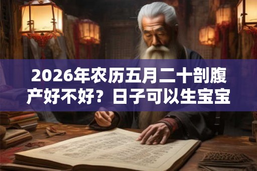 2026年农历五月二十剖腹产好不好？日子可以生宝宝吗？