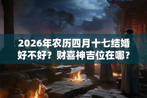 2026年农历四月十七结婚好不好?财喜神吉位在哪? 2026年农历四月十七结婚好不好?财喜神吉位在哪?