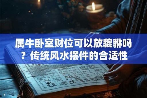 属牛卧室财位可以放貔貅吗？传统风水摆件的合适性