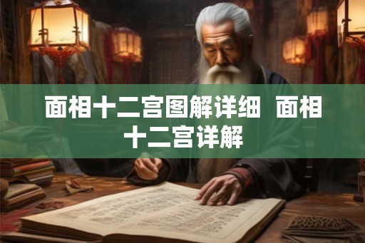 面相十二宫图解详细  面相十二宫详解