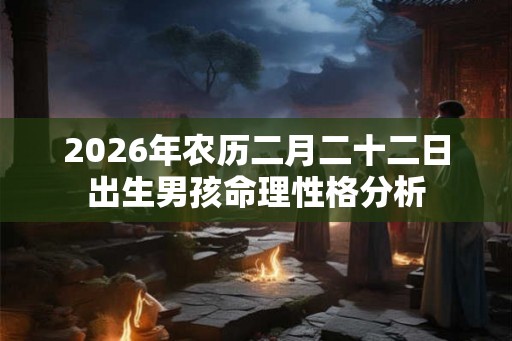 2026年农历二月二十二日出生男孩命理性格分析