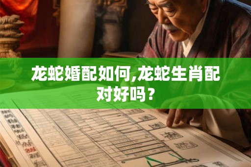 龙蛇婚配如何,龙蛇生肖配对好吗? 龙蛇婚配如何,龙蛇生肖配对好吗?