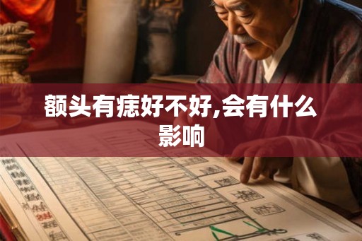 额头有痣好不好,会有什么影响