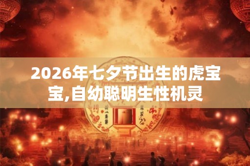 2026年七夕节出生的虎宝宝,自幼聪明生性机灵