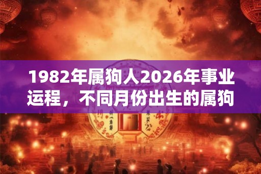 1982年属狗人2026年事业运程，不同月份出生的属狗人命运