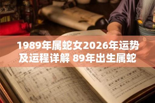 1989年属蛇女2026年运势及运程详解 89年出生属蛇人2026全年每月运势女性