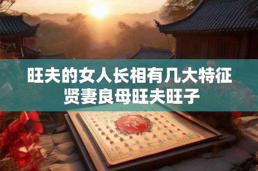 旺夫的女人长相有几大特征 贤妻良母旺夫旺子 旺夫的女人长相有几大特征 贤妻良母旺夫旺子