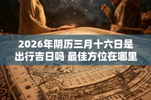 2026年阴历三月十六日是出行吉日吗 最佳方位在哪里