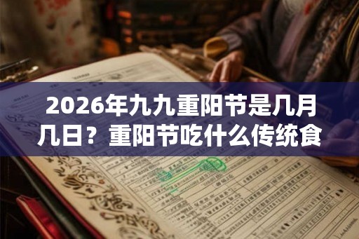 2026年九九重阳节是几月几日？重阳节吃什么传统食物？