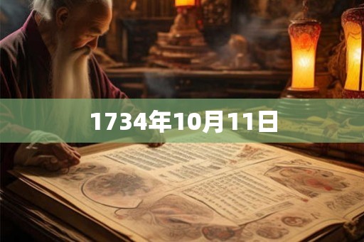 1734年10月11日