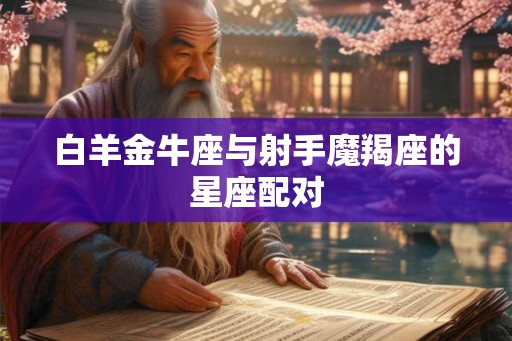 白羊金牛座与射手魔羯座的星座配对