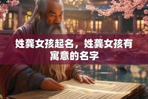 姓龚女孩起名，姓龚女孩有寓意的名字
