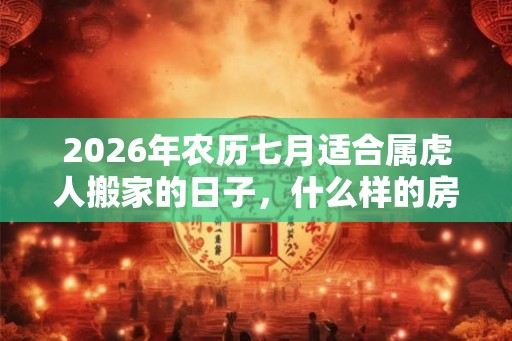 2026年农历七月适合属虎人搬家的日子，什么样的房子风水好？